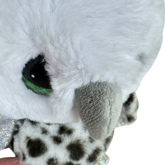 Cutie Pet-Tudies NWT Precious Moments Co. Luna Spotted Owl Plush Shimmer 7" 2022 - Picture 3 of 8